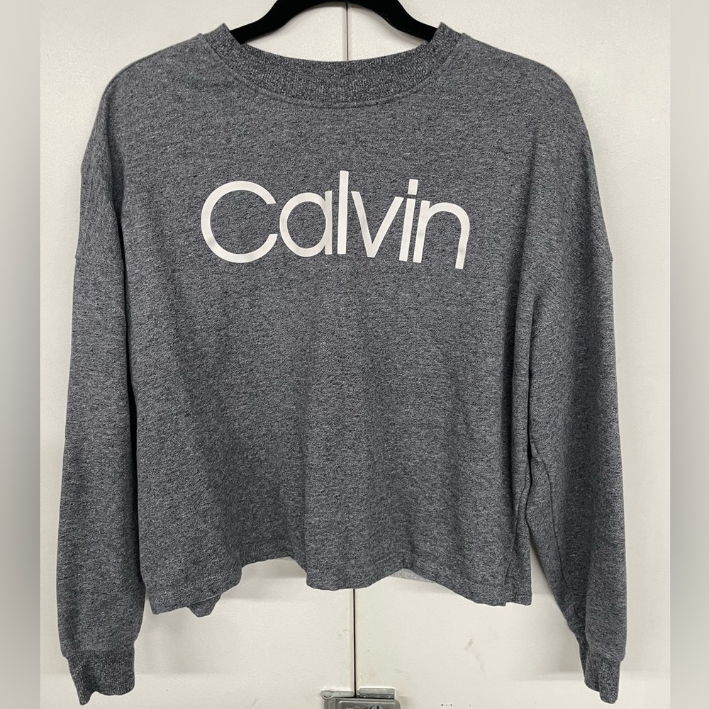 Calvin Klein Charcoal Gray Sweatshirt